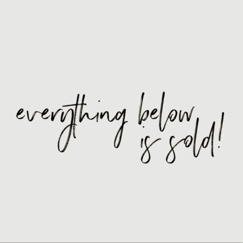 - sold past this point -